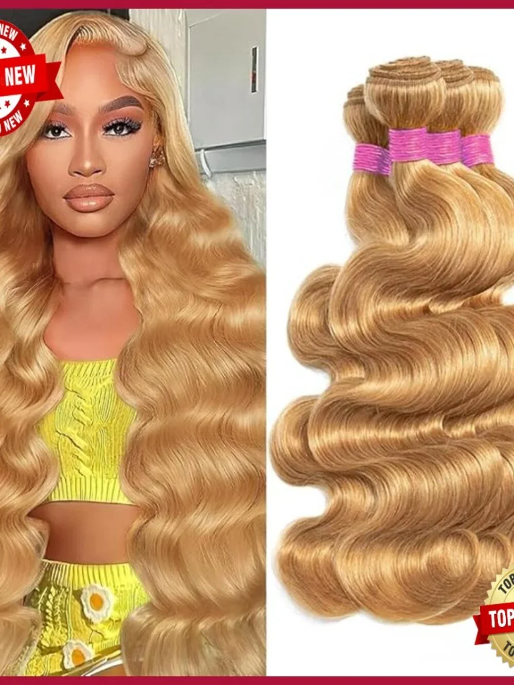 Human Hair Extensions 4 Bundles Body Wave 20-26 Inch Brazilian Virgin Hair